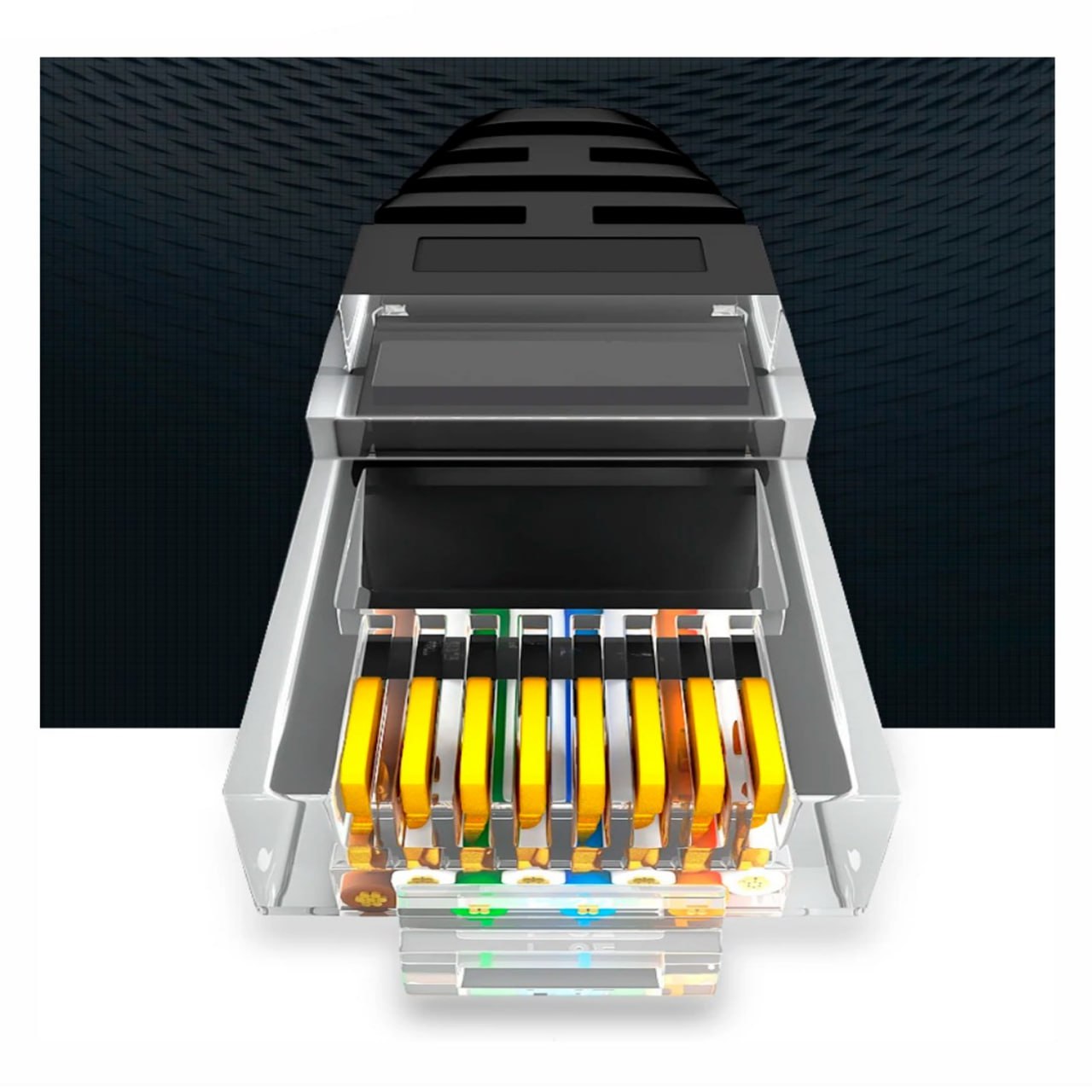 Cable de Red Cat 8 Conector Rj45 40 Gbps Lan Ethernet 3 Metros NETCOM S1681