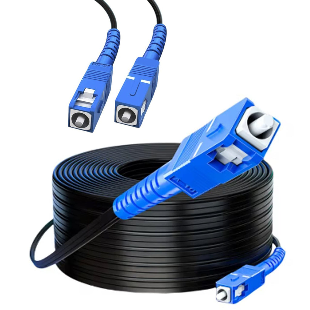 Cable Patch Cord de Fibra Optica SC-SC UPC 100 Metros NETCOM Monomodo S1682