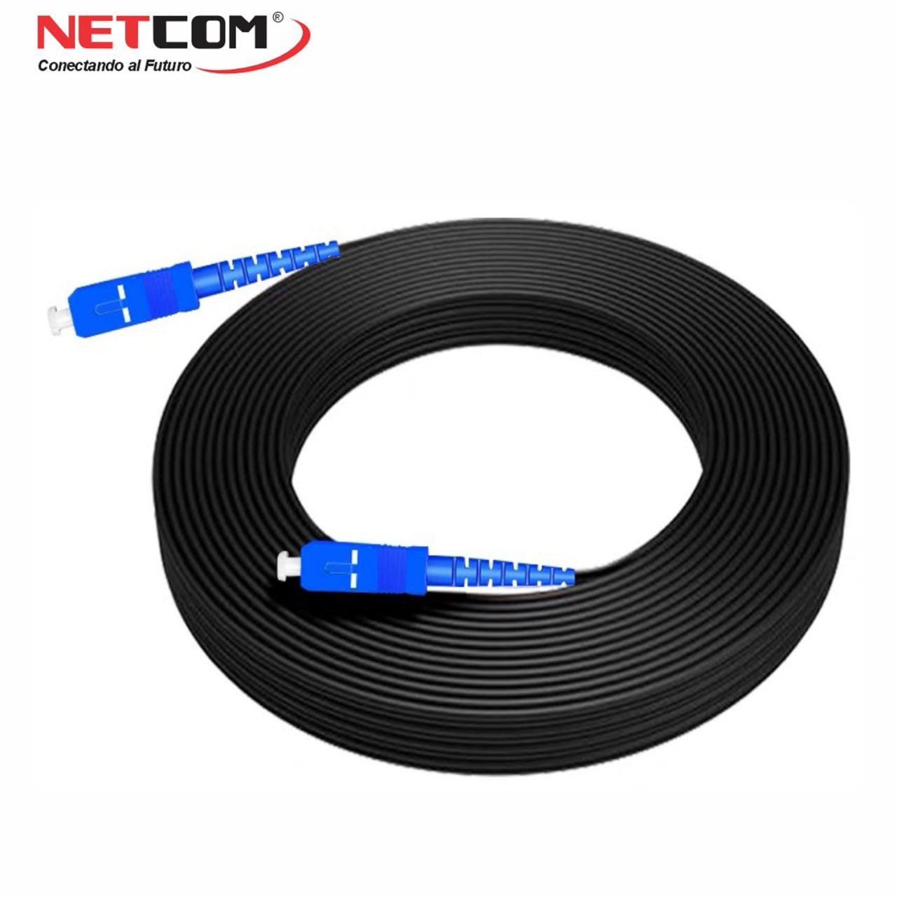 Cable Patch Cord de Fibra Optica SC-SC UPC 250 Metros NETCOM Monomodo S1685