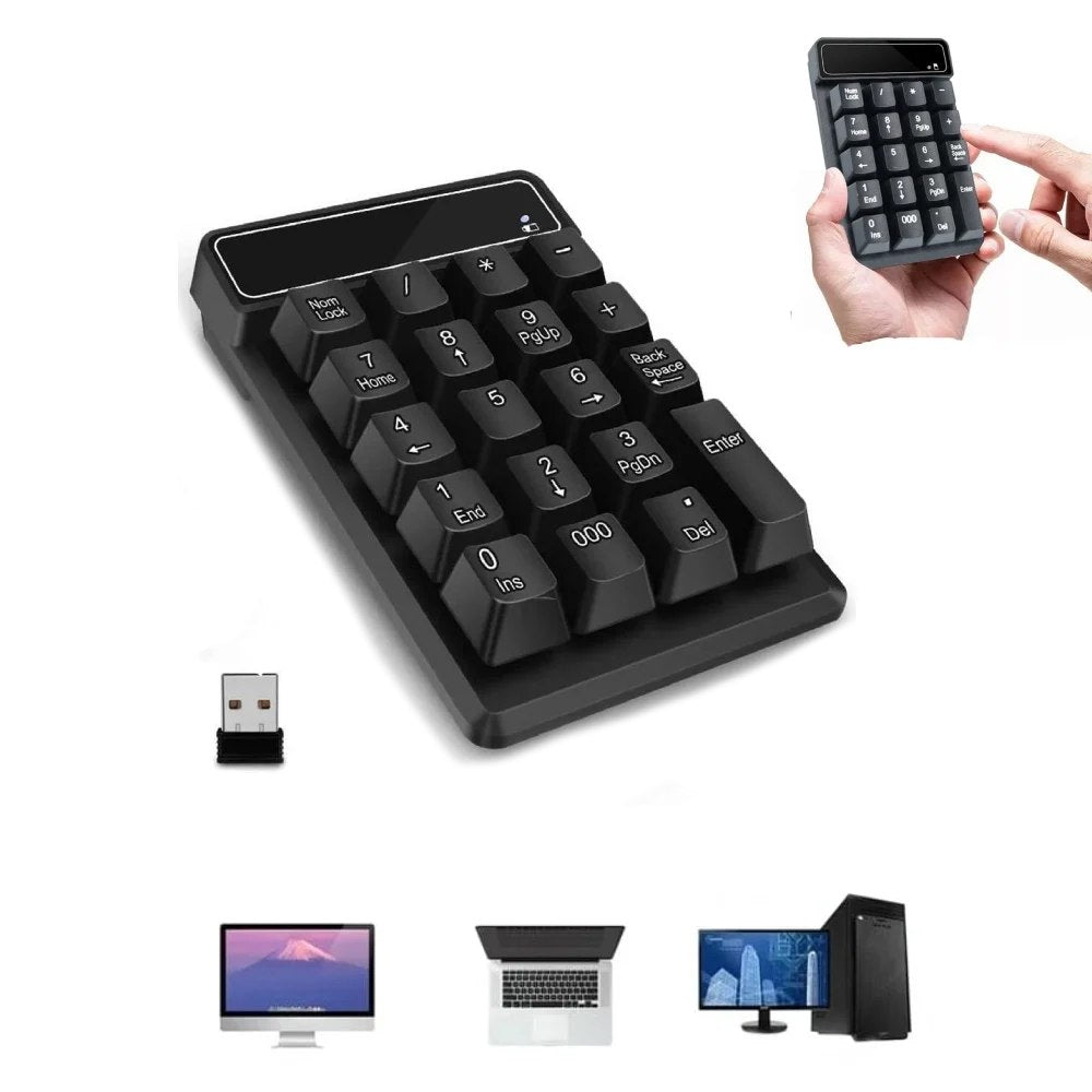 Teclado Numerico Inalambrico 19 Teclas 2.4G Portatil S1691