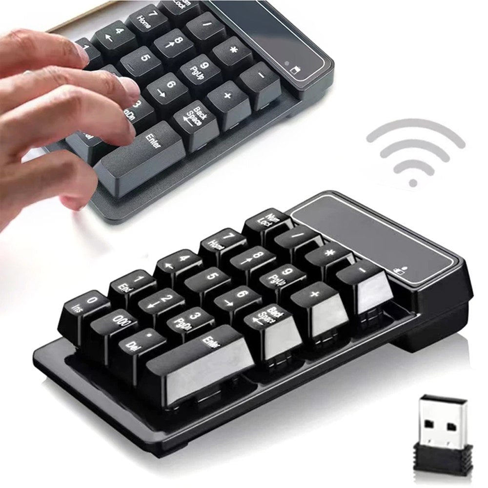 Teclado Numerico Inalambrico 19 Teclas 2.4G Portatil S1691