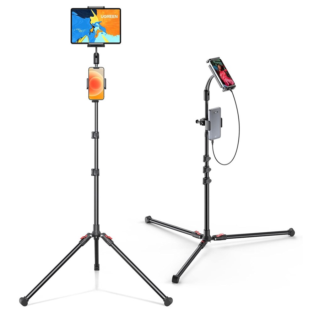 Tripode 2 en 1 UGREEN Tablet y Celular Soporte 1.74 Mts Ajustable S1712