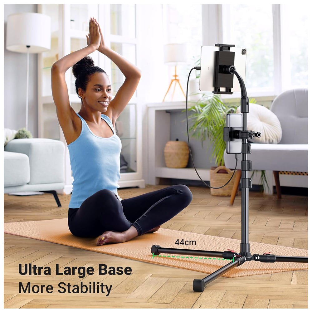 Tripode 2 en 1 UGREEN Tablet y Celular Soporte 1.74 Mts Ajustable S1712