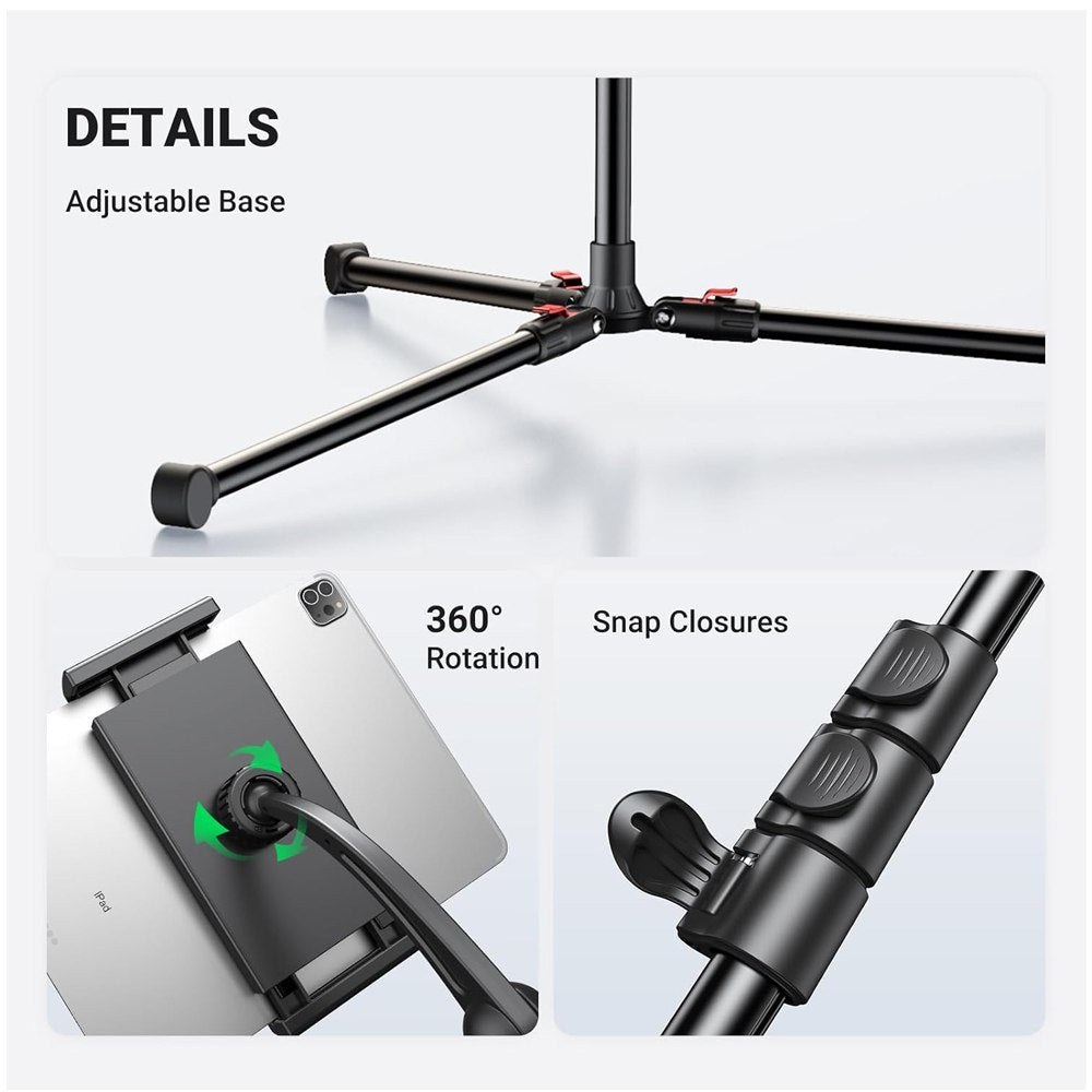 Tripode 2 en 1 UGREEN Tablet y Celular Soporte 1.74 Mts Ajustable S1712