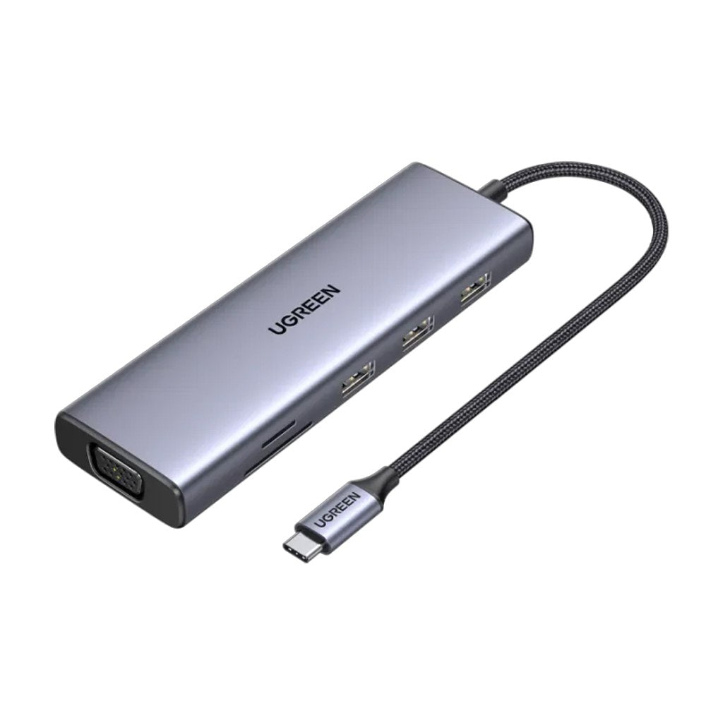 Adaptador Tipo C 9 en 1 Multiport Hub Estacion Lan Hdmi 4k UGREEN 100W S1715