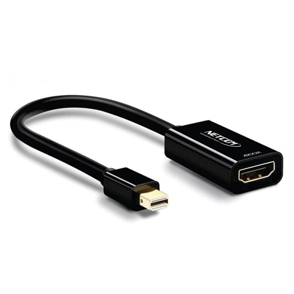 Adaptador Convertidor Mini DisplayPort a HDMI NETCOM 4K 60Hz S1718