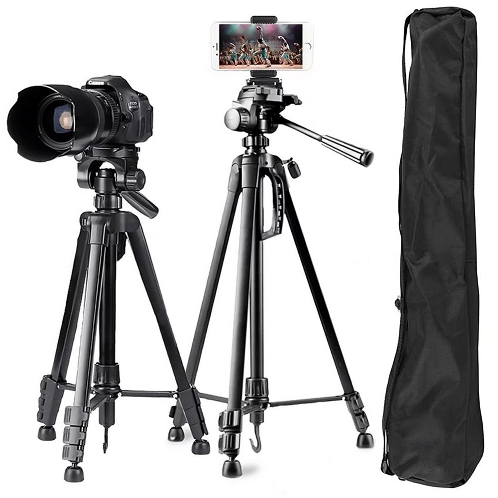 Tripode Camara Celular 3 Secciones 1.67m + Soporte + Funda 3560 S1720