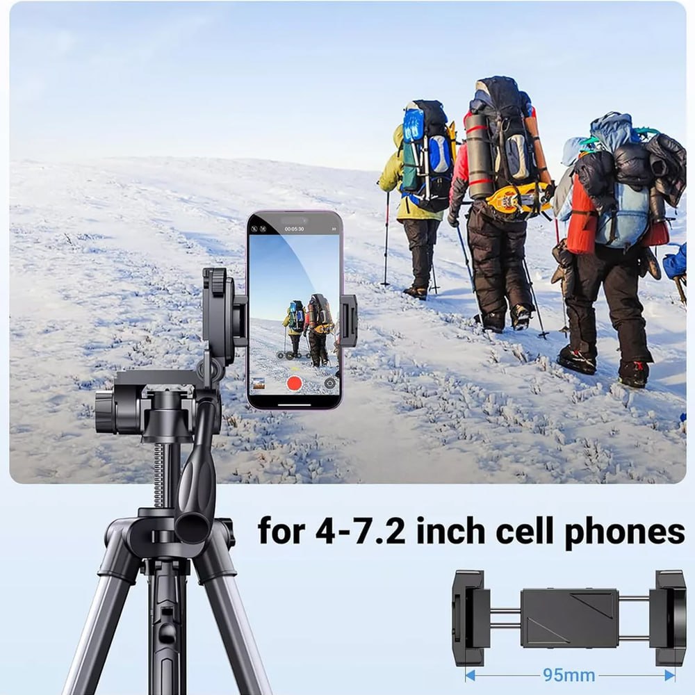 Trípode Profesional 1.75 Metros UGREEN Cámara celular 360° FUNDA S1721