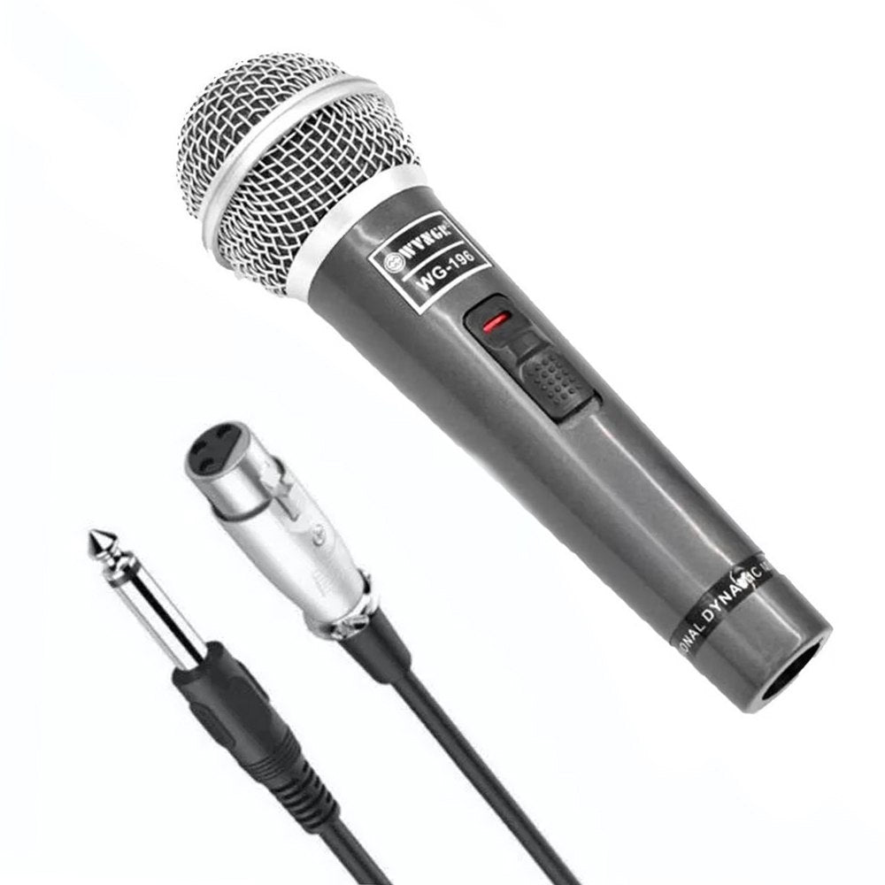 Microfono Alambrico Profesional WVNGR WG-196 con Cable Plug 6.3m S1723