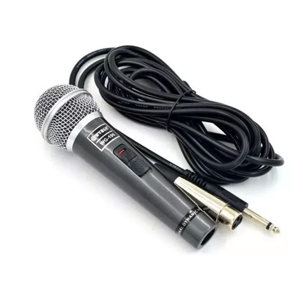 Microfono Alambrico Profesional WVNGR WG-196 con Cable Plug 6.3m S1723