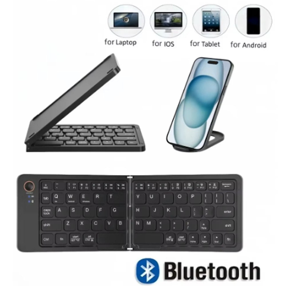 Mini Teclado Inalambrico Bluetooth Plegable Delgado ios win android S1745