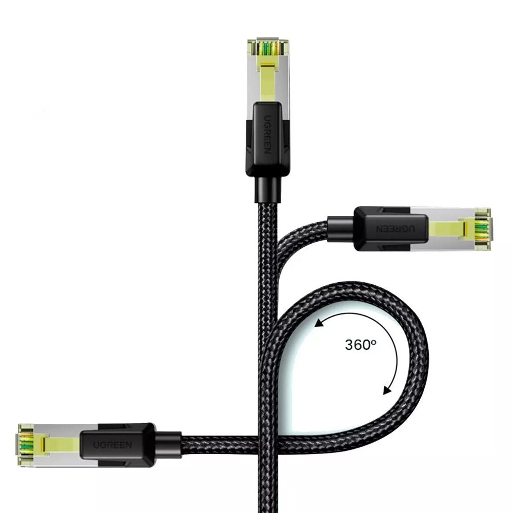 Cable de Red Cat 7 Ugreen Rj45 10 Gbps 5 Metros Nylon Patch Cord cobre S1751