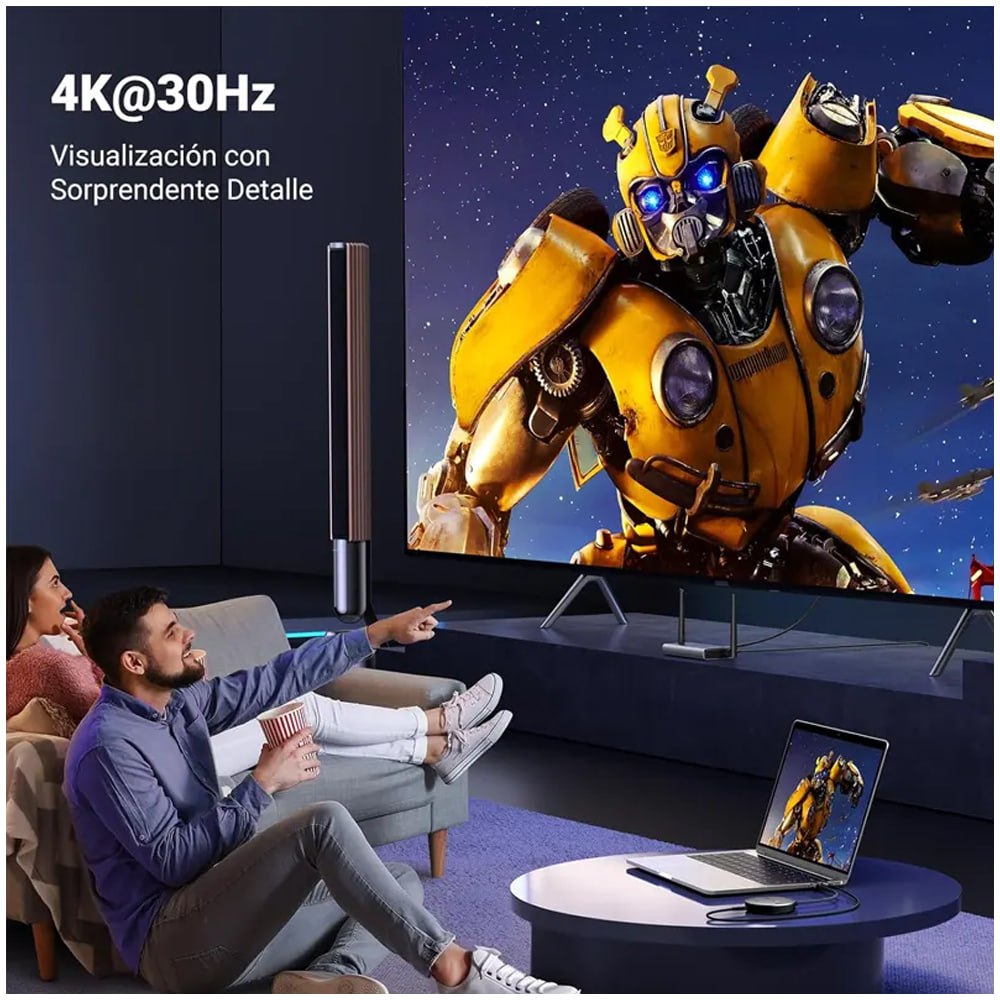 Extensión Extender HDMI VGA Inalámbrico 50 Metros UGREEN 60Hz 4K 5Ghz S1753