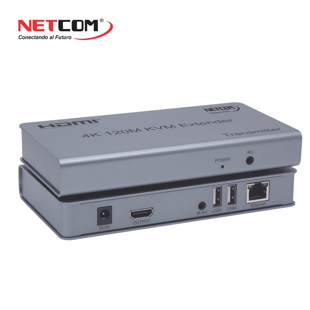 Hdmi Extender 200m IP KVM 2 USB NETCOM Extiende HDMI Cable RJ45 S1756
