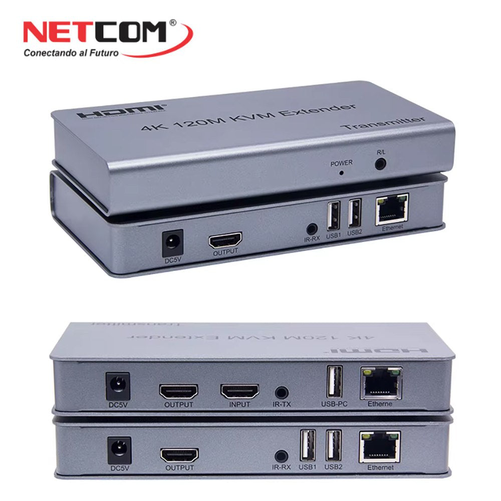 Hdmi Extender 200m IP KVM 2 USB NETCOM Extiende HDMI Cable RJ45 S1756