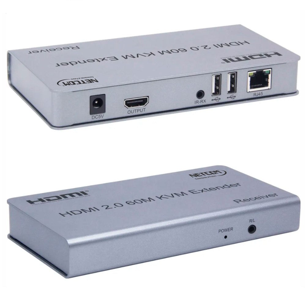 Hdmi Extender 200m IP KVM 2 USB NETCOM Extiende HDMI Cable RJ45 S1756