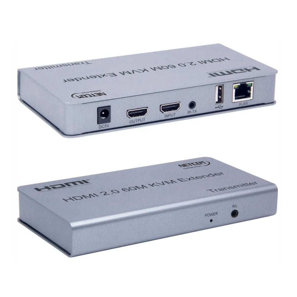 Hdmi Extender 120m IP KVM 2 USB NETCOM Extiende HDMI Cable rj45 S1768