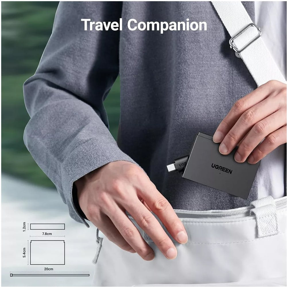 Lector de Memorias 4 en 1 UGREEN USB 3.0 SD micro SD TF Tipo C 5Gbps S1775