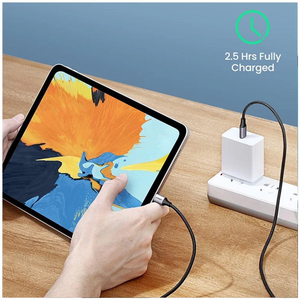 Cable USB C 3.2 Tipo C a Tipo C 1.5 Mts Gen1 5Gbps 4K UGREEN 100W S1778