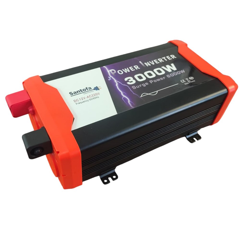 Inversor de Corriente 12v A 220v 3000w 2 Usb 2 Sockets Onda Pura Lcd S1785
