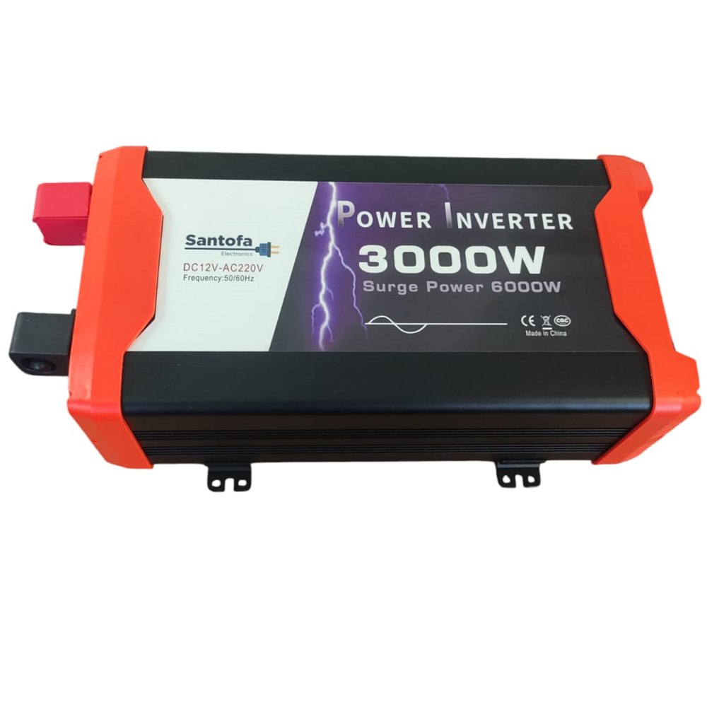 Inversor de Corriente 12v A 220v 3000w 2 Usb 2 Sockets Onda Pura Lcd S1785