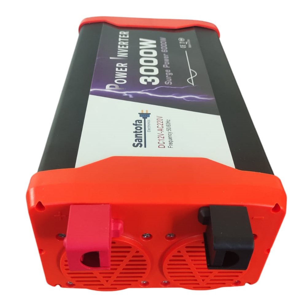 Inversor de Corriente 12v A 220v 3000w 2 Usb 2 Sockets Onda Pura Lcd S1785