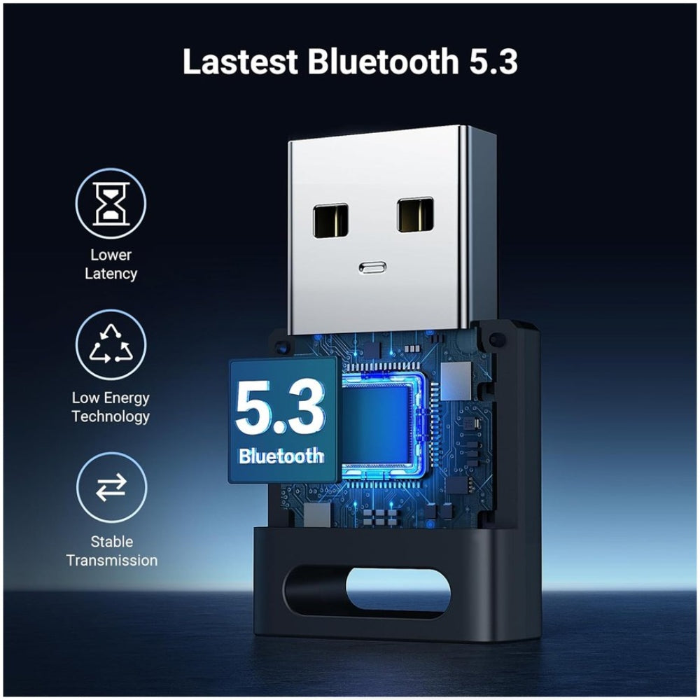 Adaptador Bluetooth 5.3 UGREEN 20 Metros Emisor Receptor USB S1791