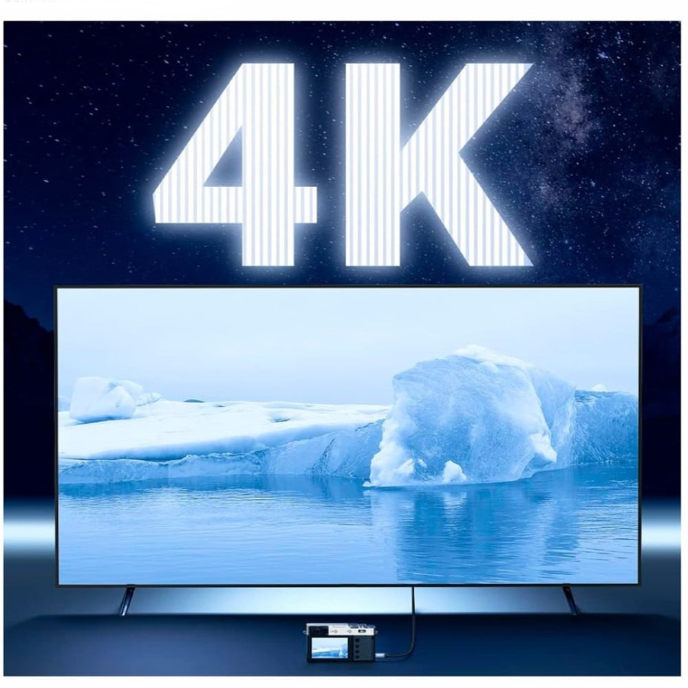 Cable Micro Hdmi a Hdmi 1.5 Metros Espiralado NETCOM 2.0 4K 60 Hz eARC S1793