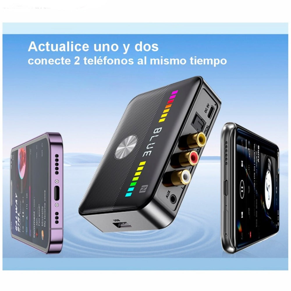 Adaptador Bluetooth 5.3 Dual Trasmisor y Receptor Convertidor Optico S1794