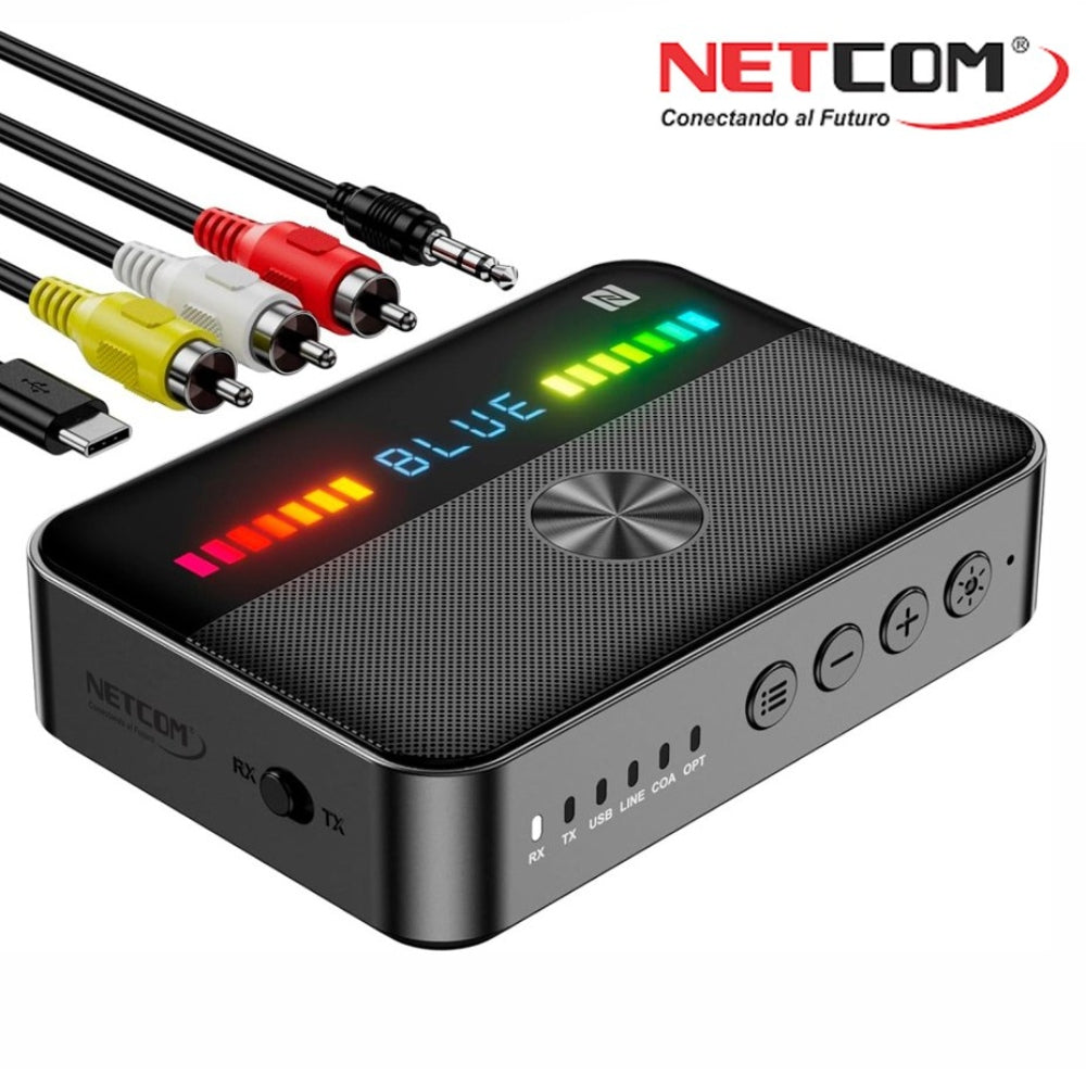 Adaptador Bluetooth 5.3 Dual Trasmisor y Receptor Convertidor Optico S1794