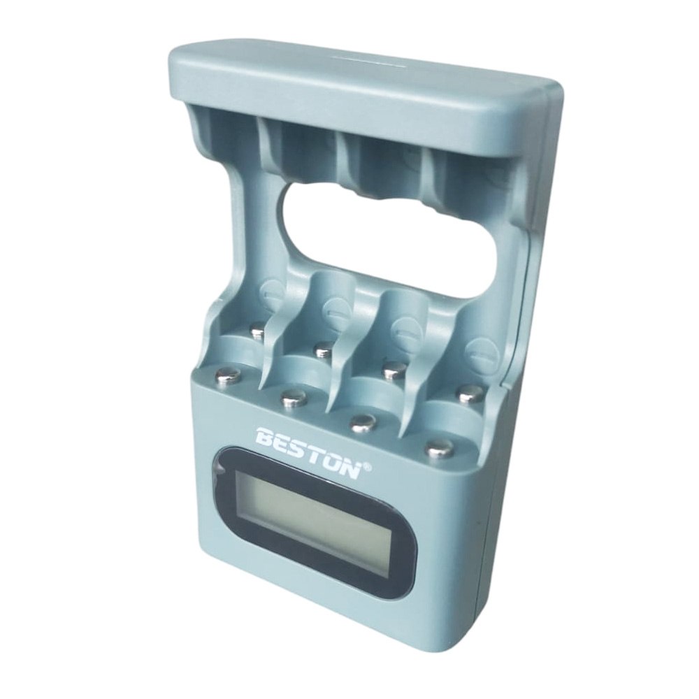Cargador Pilas Baterías Recargables 4 Puestos AA AAA + 4 Baterias AA S1807