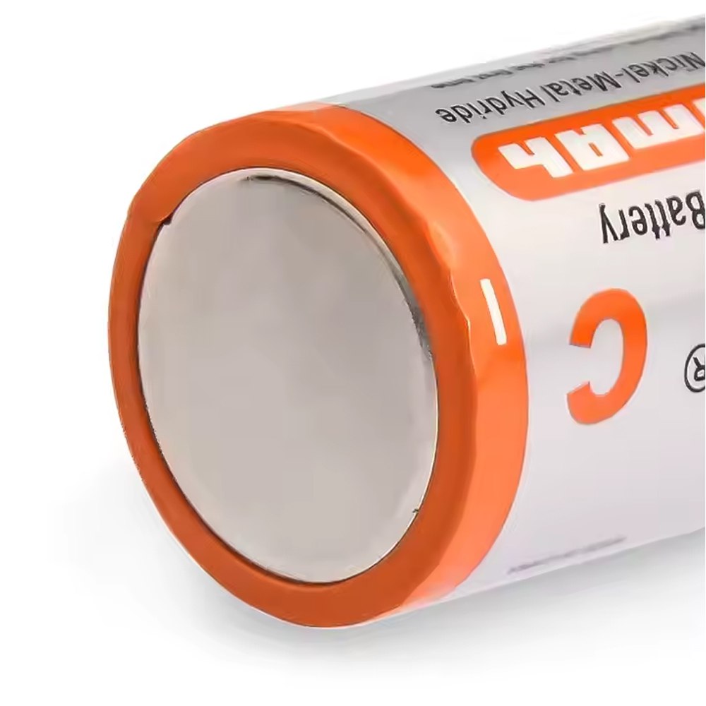2 Baterias de Litio Recargable Tipo C Pilas 1.2V 3500mAh MP Mediana S1808