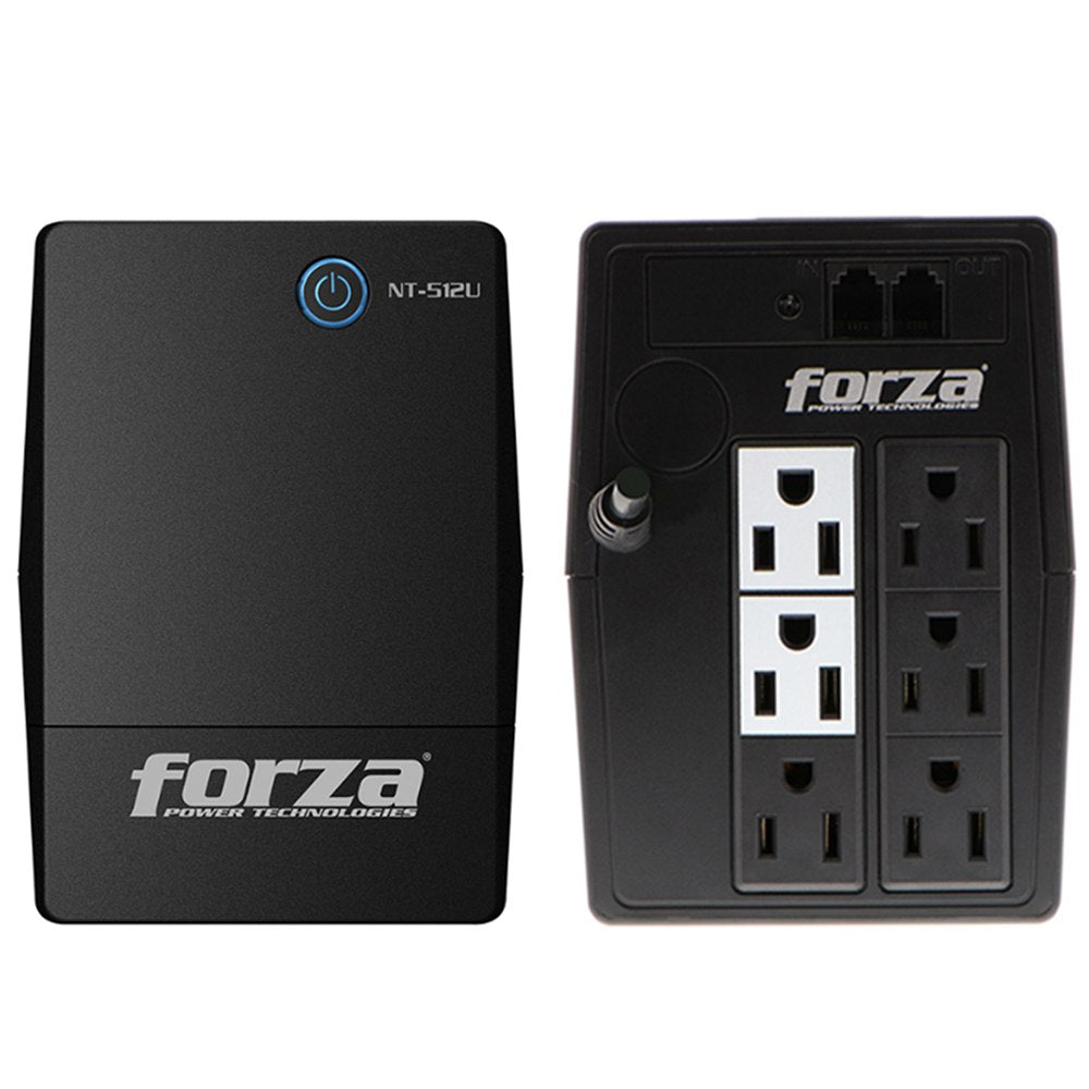 Respaldo de Emergencia UPS FORZA NT-512U 500VA 250W 6 TOMAS 220V S1809