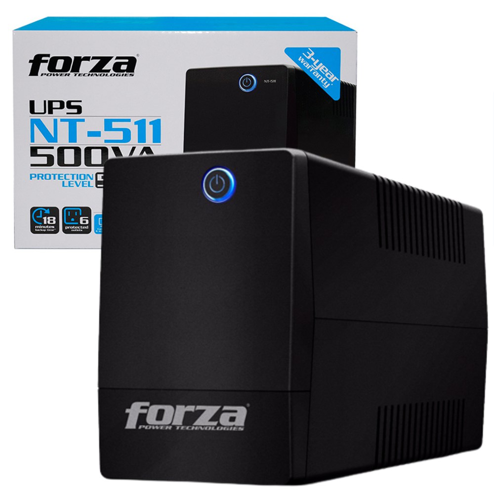Respaldo de Emergencia UPS FORZA NT-512U 500VA 250W 6 TOMAS 220V S1809