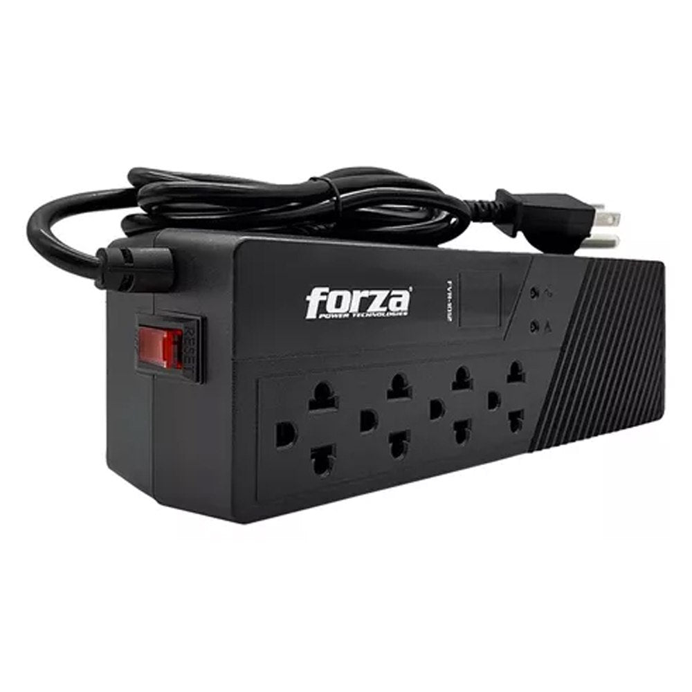 Estabilizador FORZA FVR-1012 1000VA 500W 4 TOMAS 220V Regulador S1810