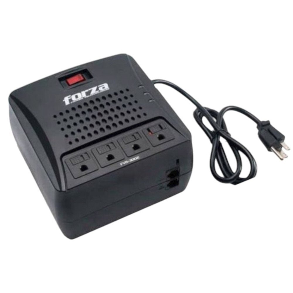 Estabilizador FORZA FVR-3002 3000VA 1500W 4 TOMAS 220V Regulador S1812