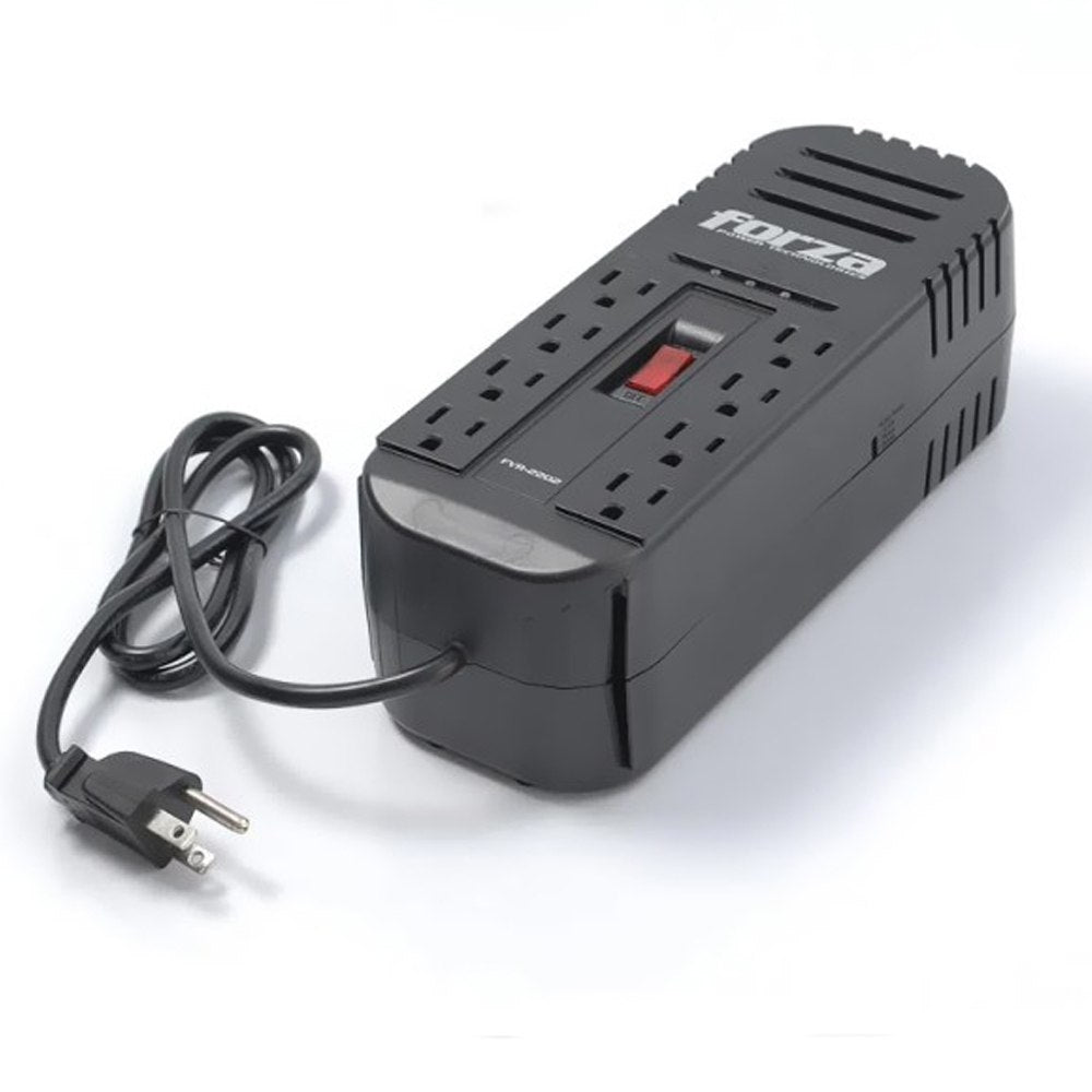 Estabilizador FORZA FVR-2202 2200VA 1100W 8 TOMAS 220V Regulador S1813
