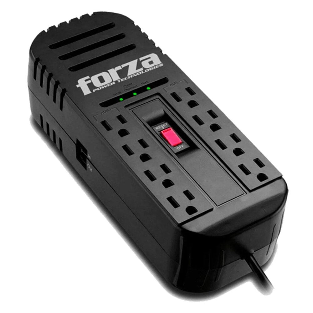 Estabilizador FORZA FVR-2202 2200VA 1100W 8 TOMAS 220V Regulador S1813