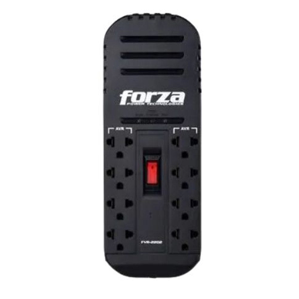 Estabilizador FORZA FVR-2202 2200VA 1100W 8 TOMAS 220V Regulador S1813