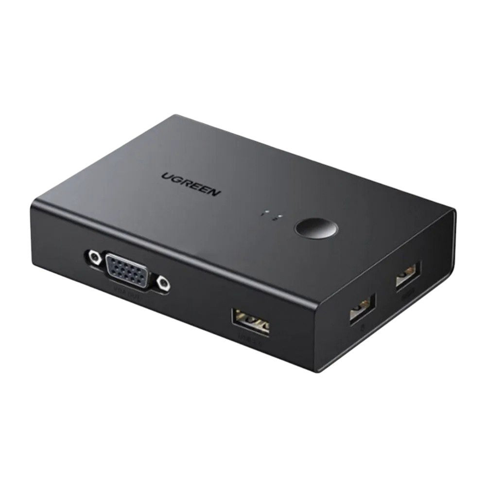 USB 2.0 KVM Switch VGA 2 Puertos UGREEN KVM VGA Controla 2 pcs S1817