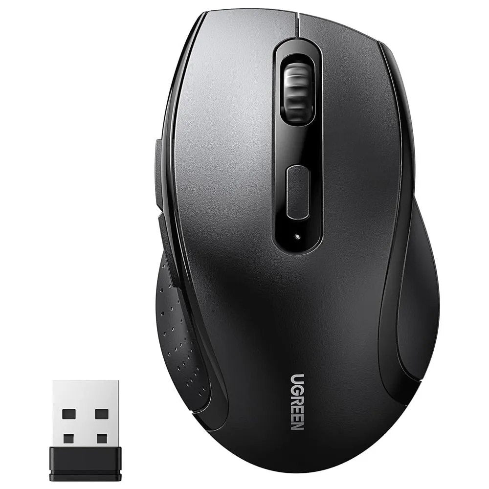 Mouse Inalambrico Ergonomico UGREEN 1600 DPI USB 2.4GHz 10 Mts S1818