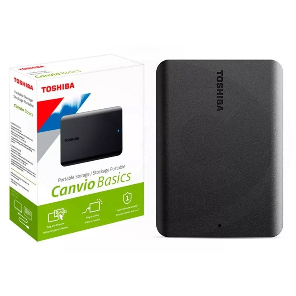 Disco Duro Externo TOSHIBA 1TB Canvio Basics USB S1821