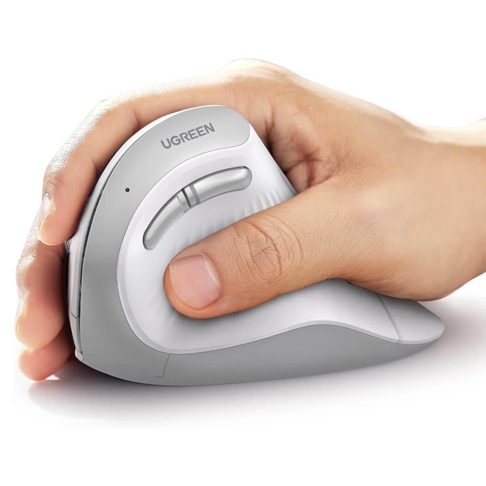 Mouse Vertical Inalambrico Ergonomico UGREEN 4000DPI USB 2.4GHz 10 Mts S1825