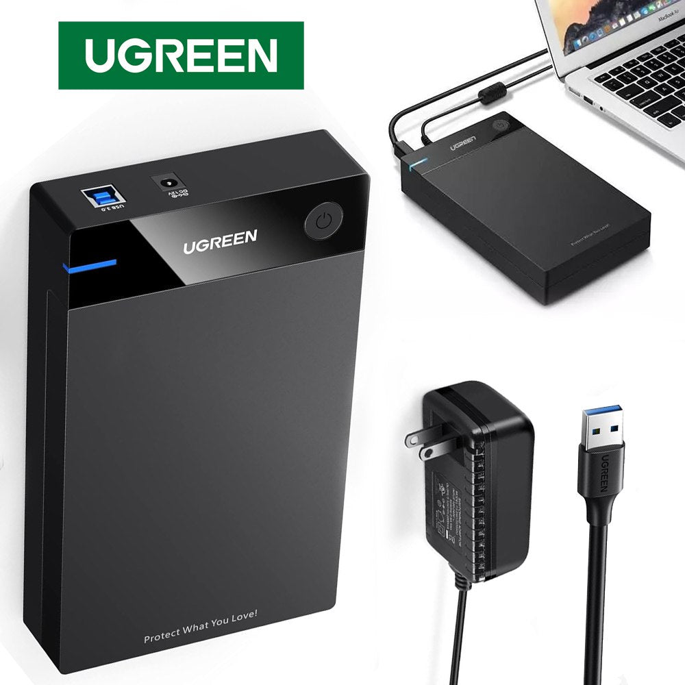 Case Disco Duro Externo Sata 3.5  2.5  UGREEN HDD SATA III USB 3.0 S1827