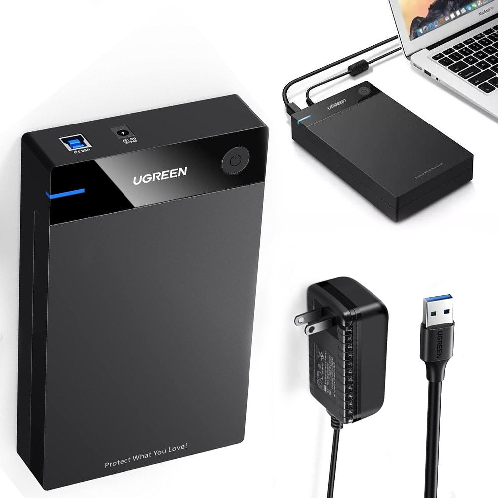 Case Disco Duro Externo Sata 3.5  2.5  UGREEN HDD SATA III USB 3.0 S1827
