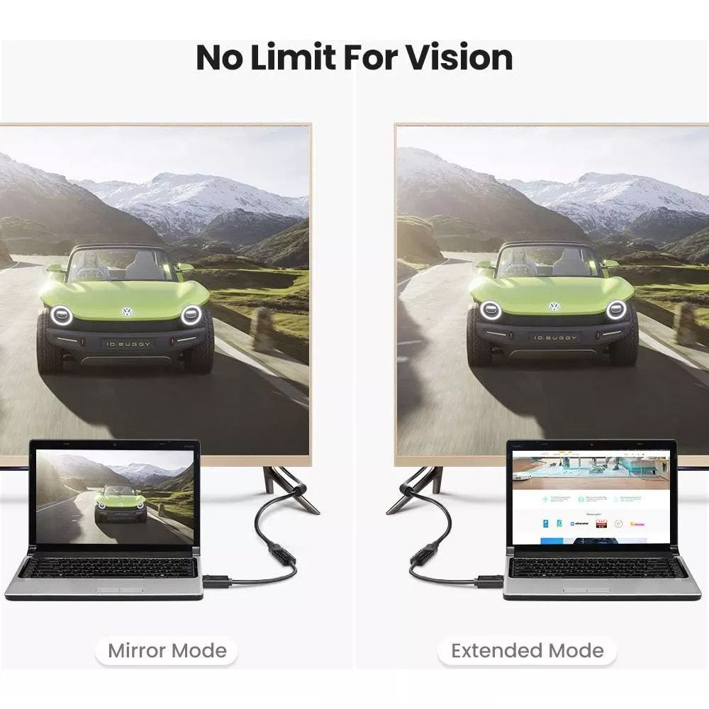 Adaptador Convertidor DisplayPort a HDMI UGREEN 4K ultra HD DP a HDMI S1831