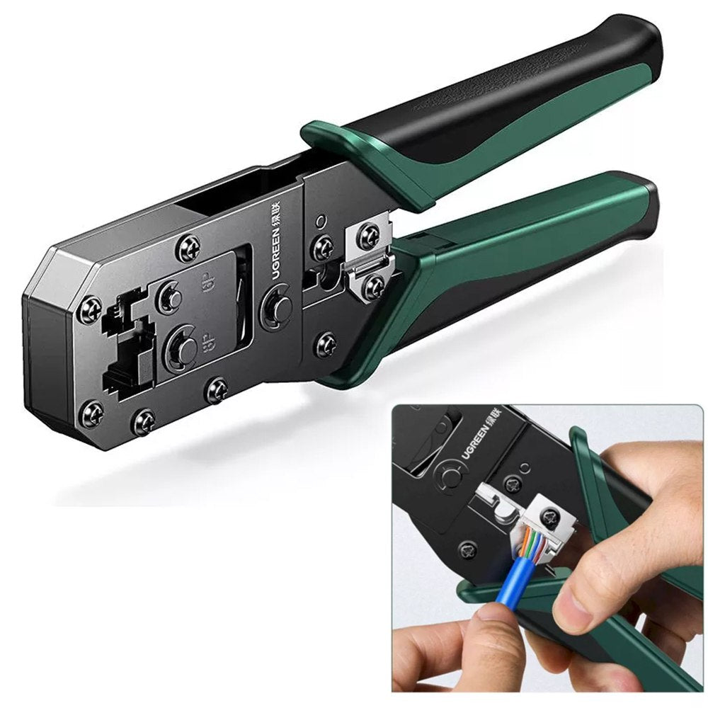 3 en 1 Crimpeador Ponchadora rj45 UGREEN Cable de Red Pelador Crimping S1835