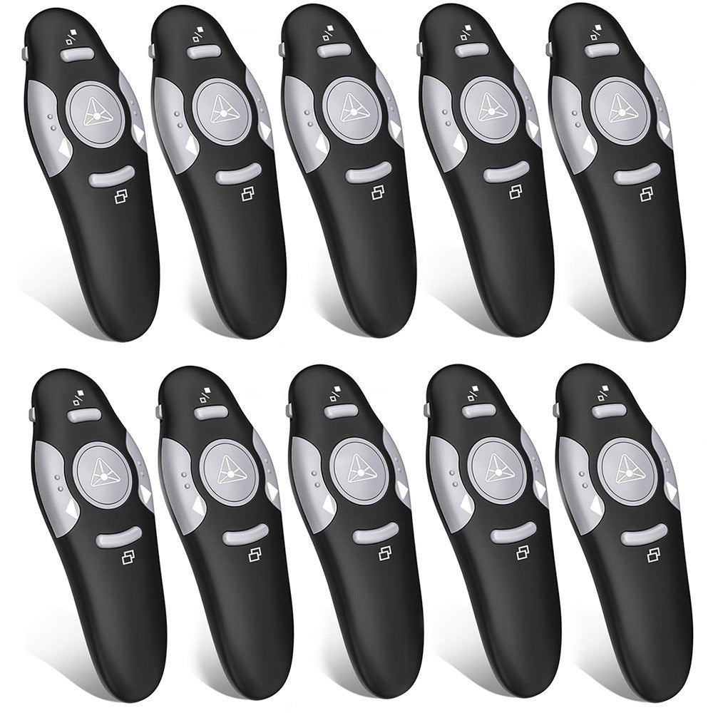 kit 10 Puntero Presentador de Diapositivas Inalambrico Laser S1841