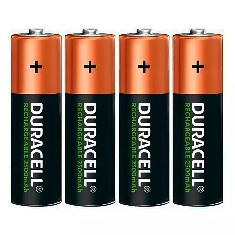 Pilas AA Recargables DURACELL 2500mAh Blister x 4 Unidades Baterias S1845