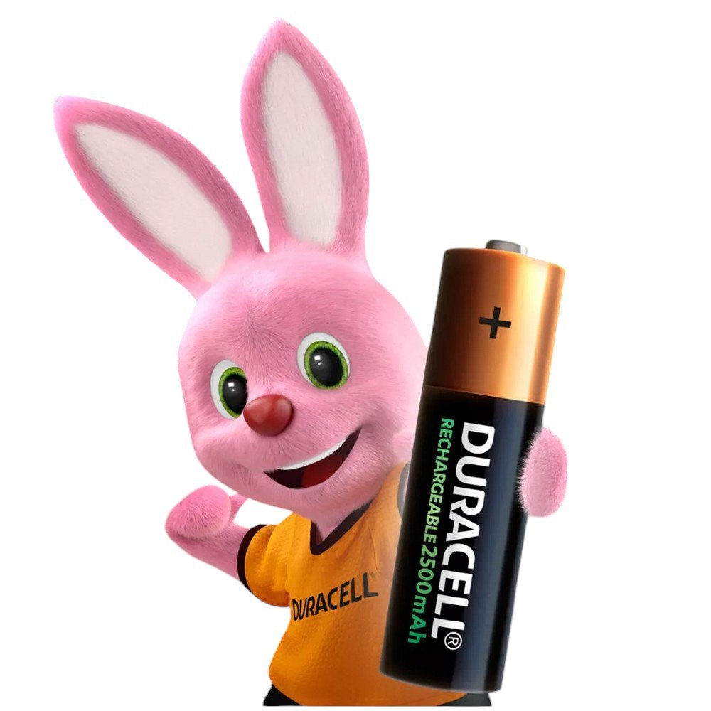 Pilas AA Recargables DURACELL 2500mAh Blister x 4 Unidades Baterias S1845